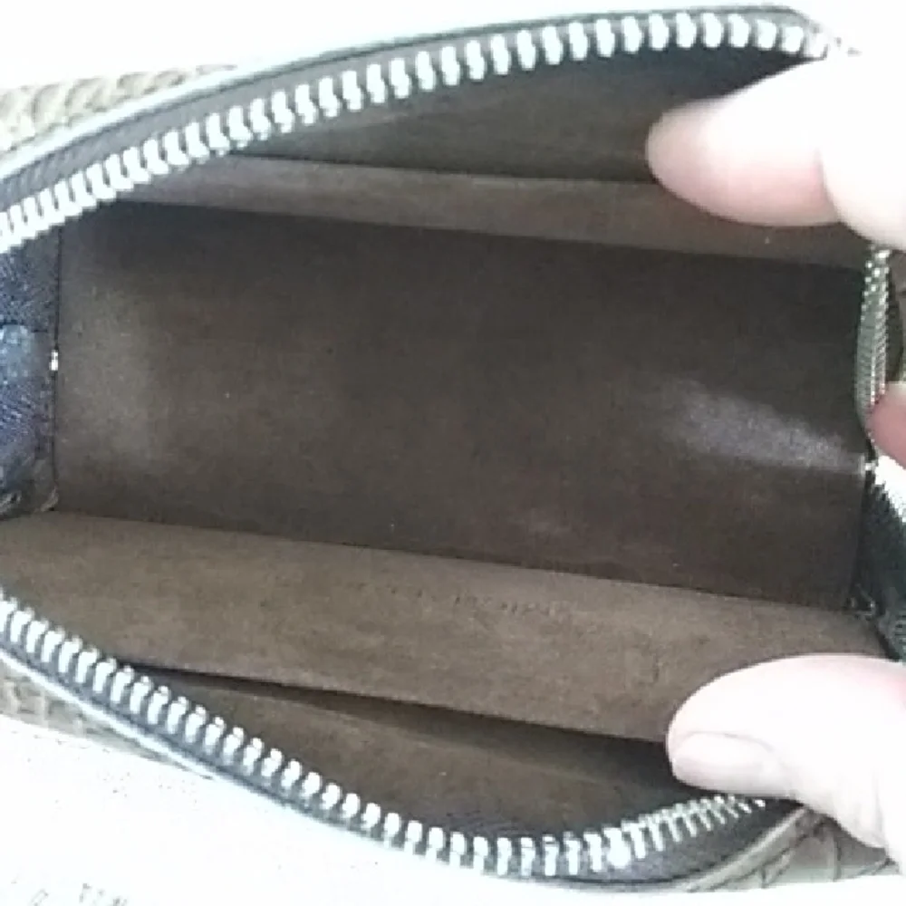 Michael Kors Brown Embossed Pouch